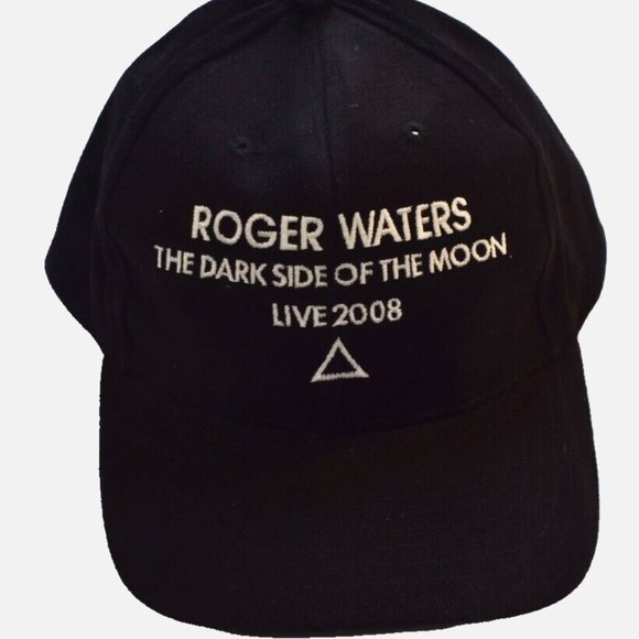 Roger Waters Mens The Dark Side Of The Moon Live 2008 Black Hat Cap New - Picture 3 of 8